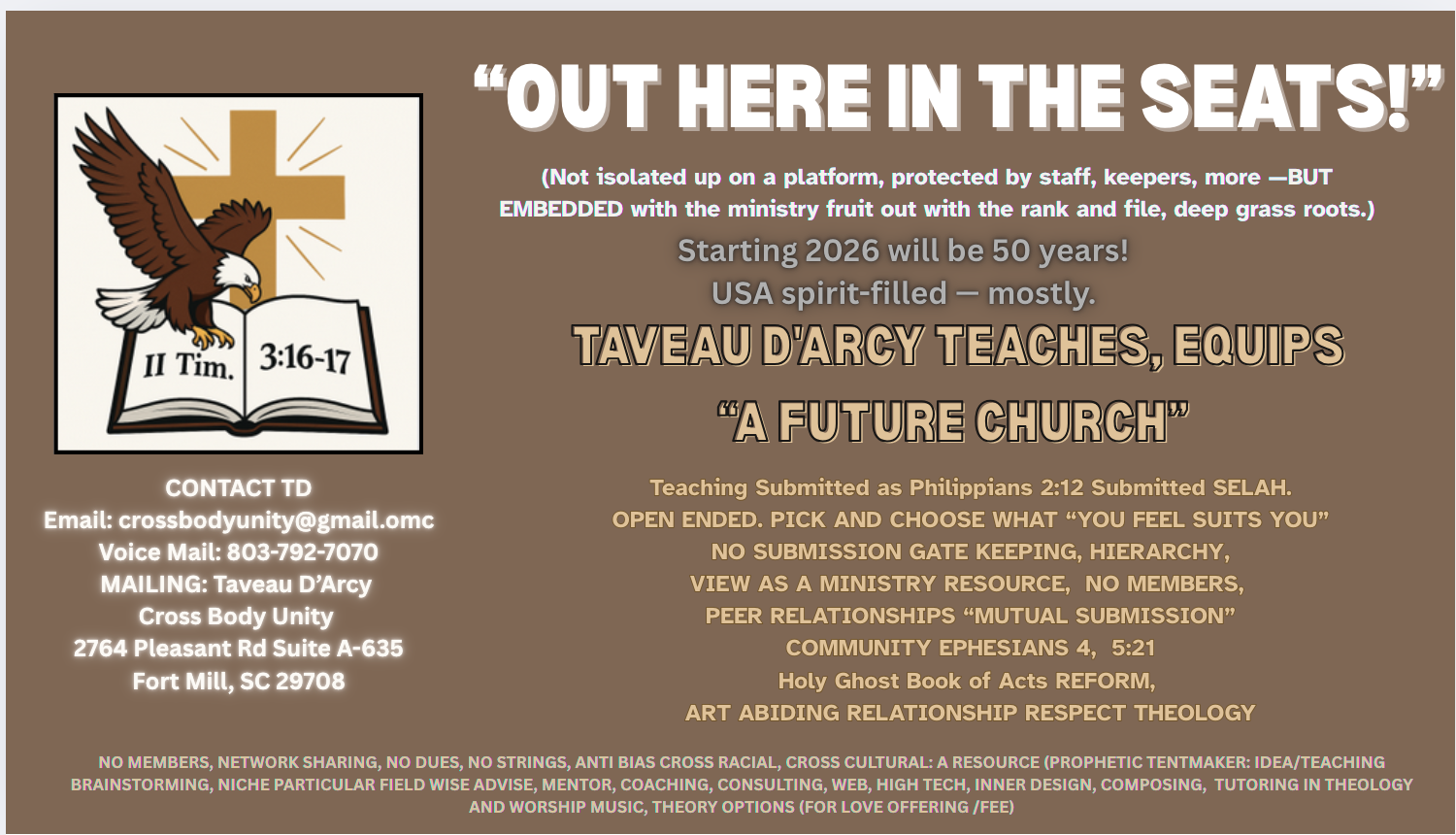 TAVEAU'S PURE PROPHETIC PRINCIPLES